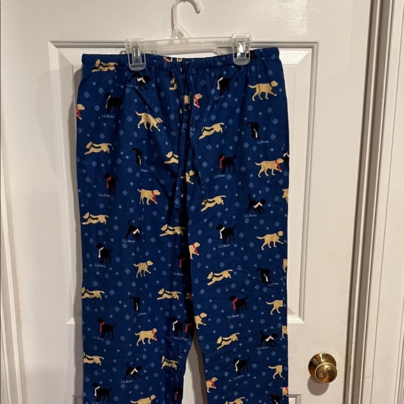 L.L. Bean Light Blue and Navy Pajama Set - Picture 6 of 10